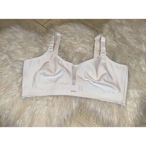 Laura Colombian Lingerie Unlined Unpadded Bra Wire Free Womens 36B White